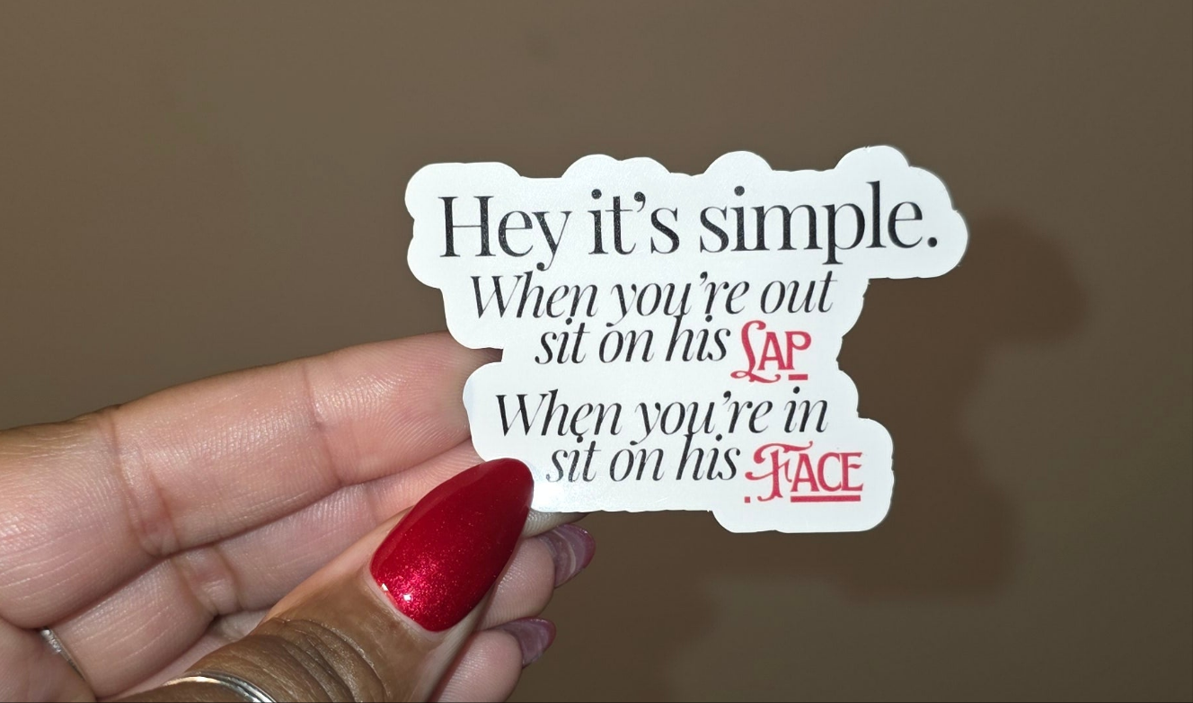 Hey It's Simple (Him) Sticker