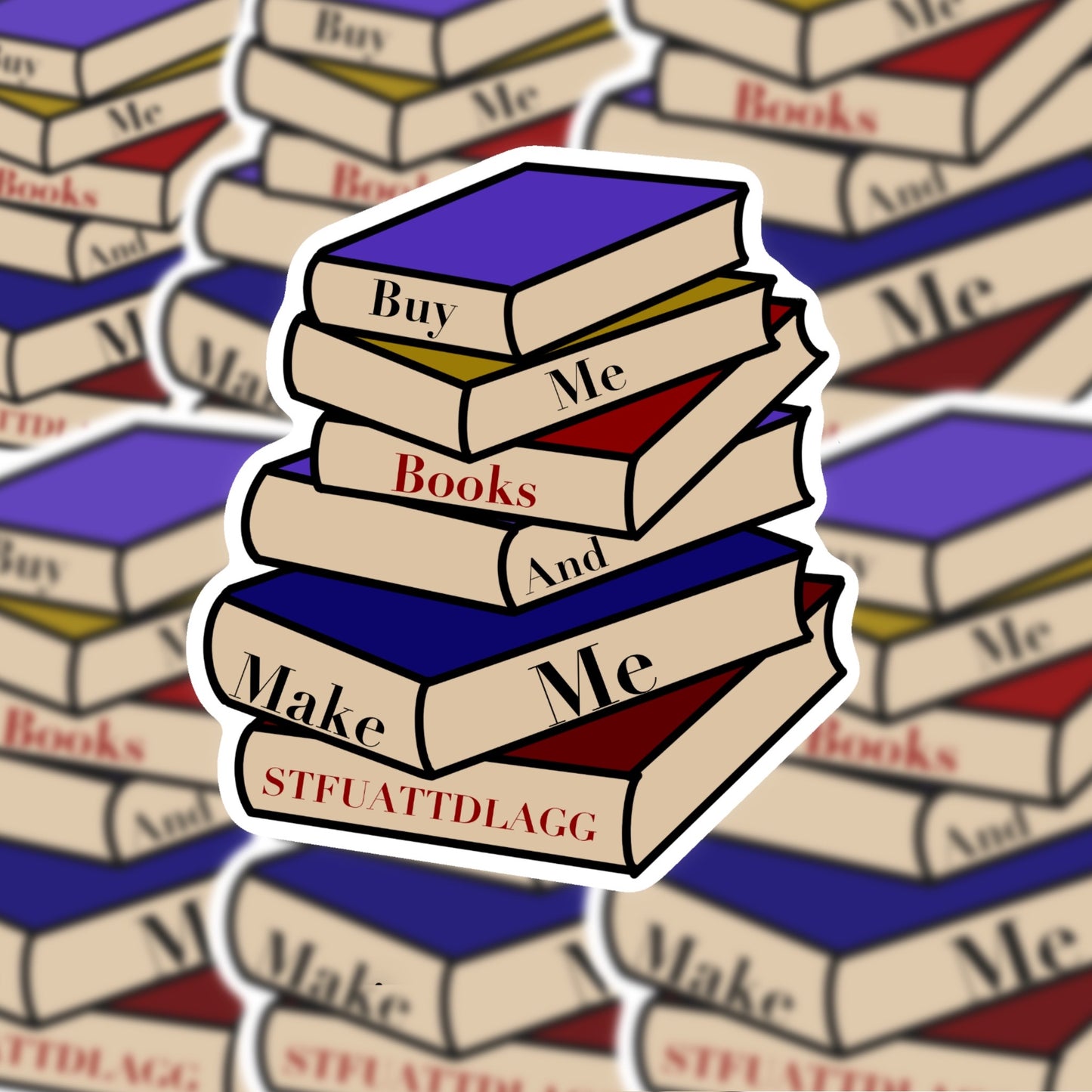 Smutty Book Stack