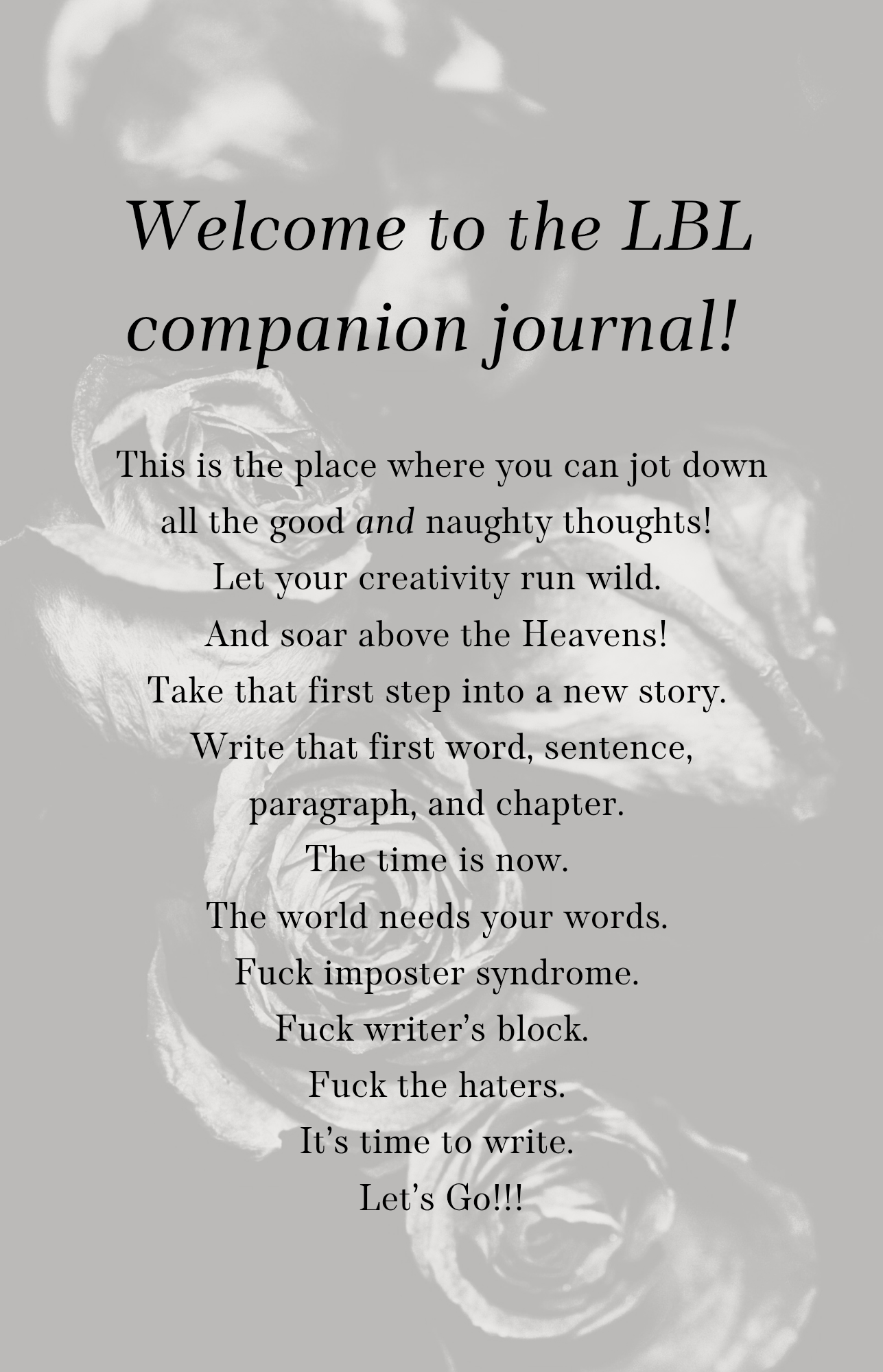 LBL Companion Journal