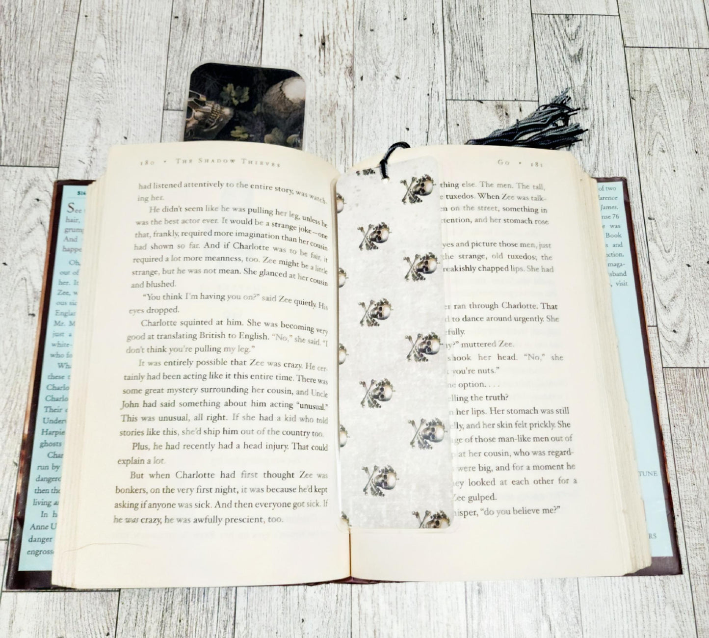 Skull & Clover Bookmark