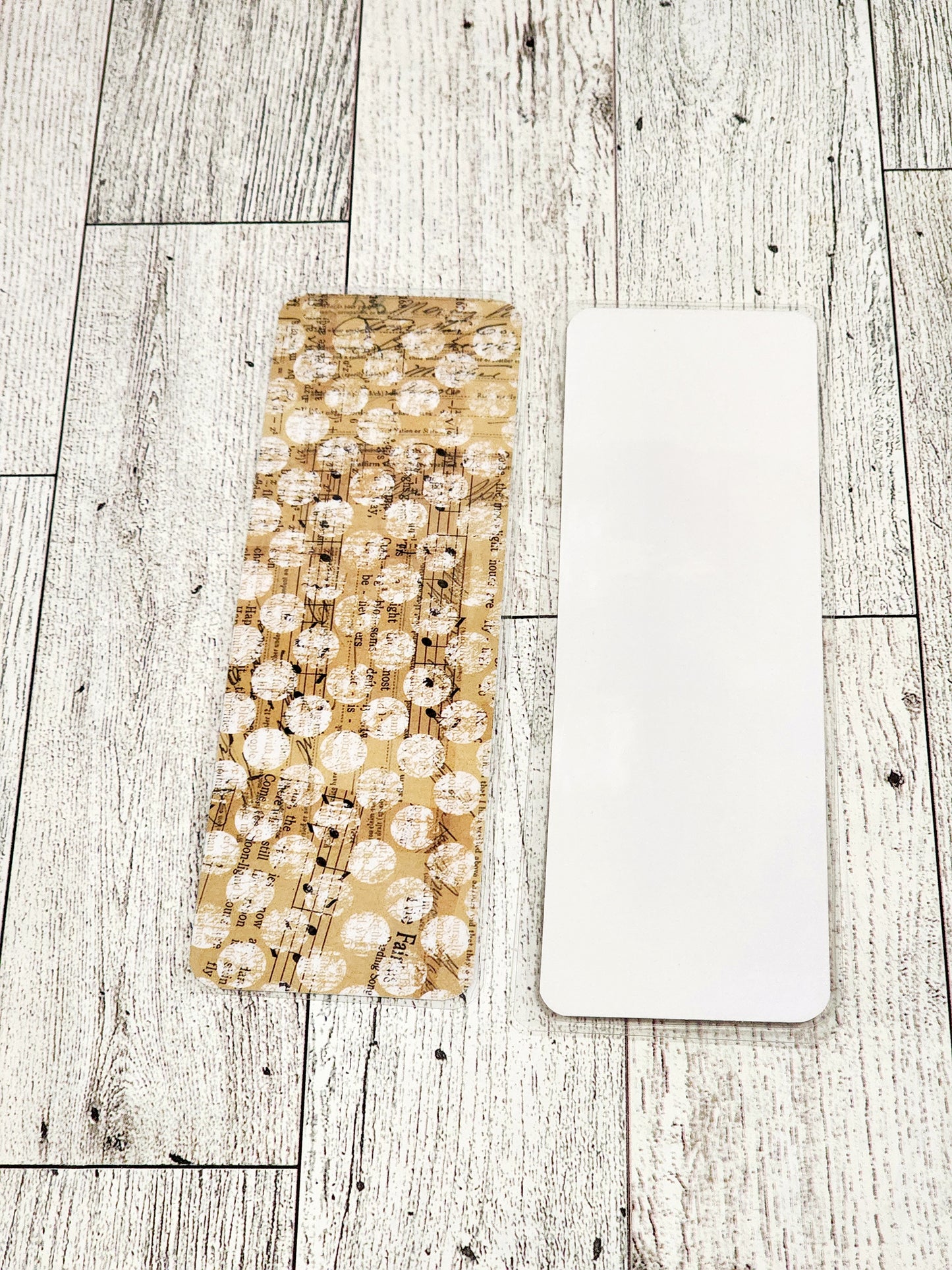 Script & Music Notes Bookmark