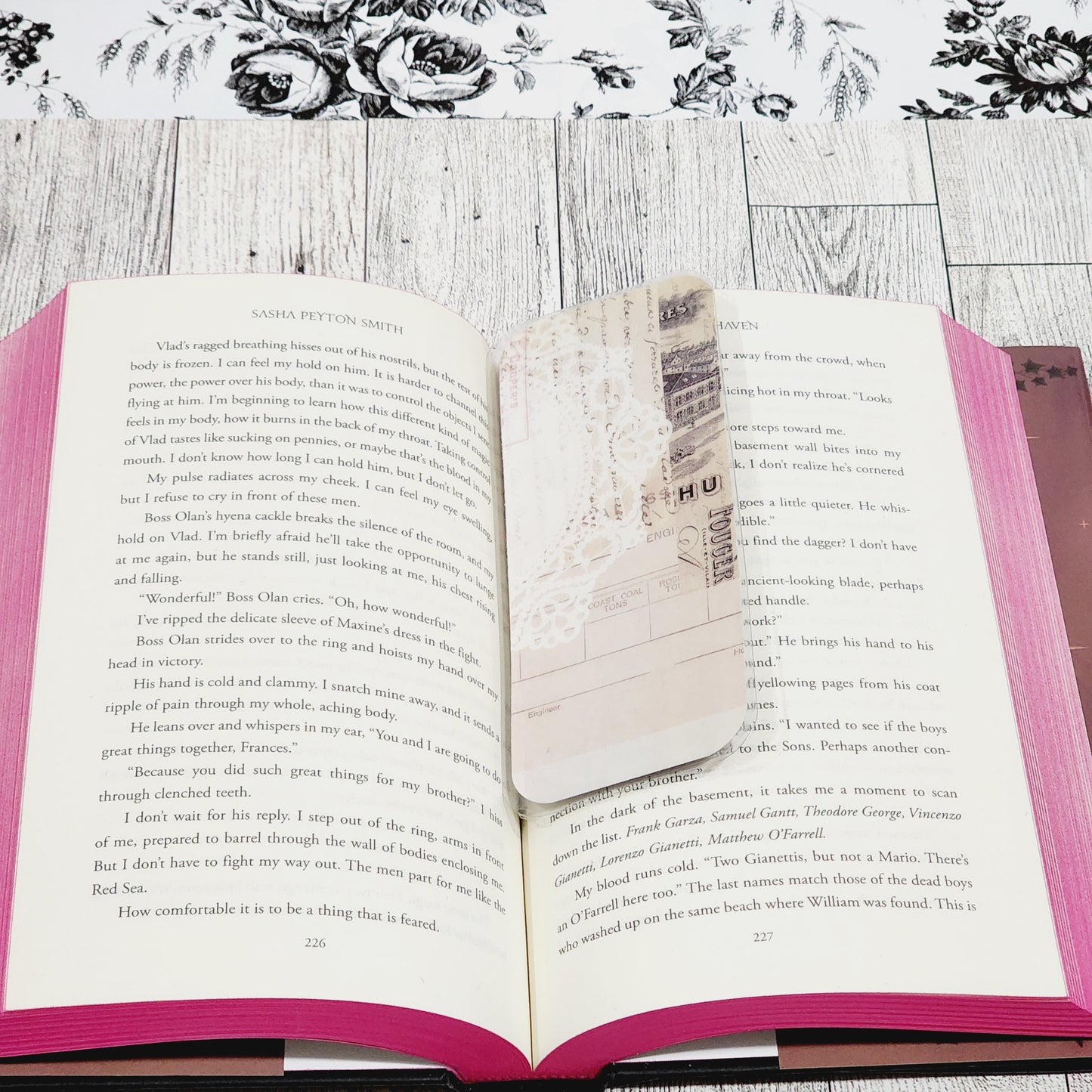 French Script Bookmark