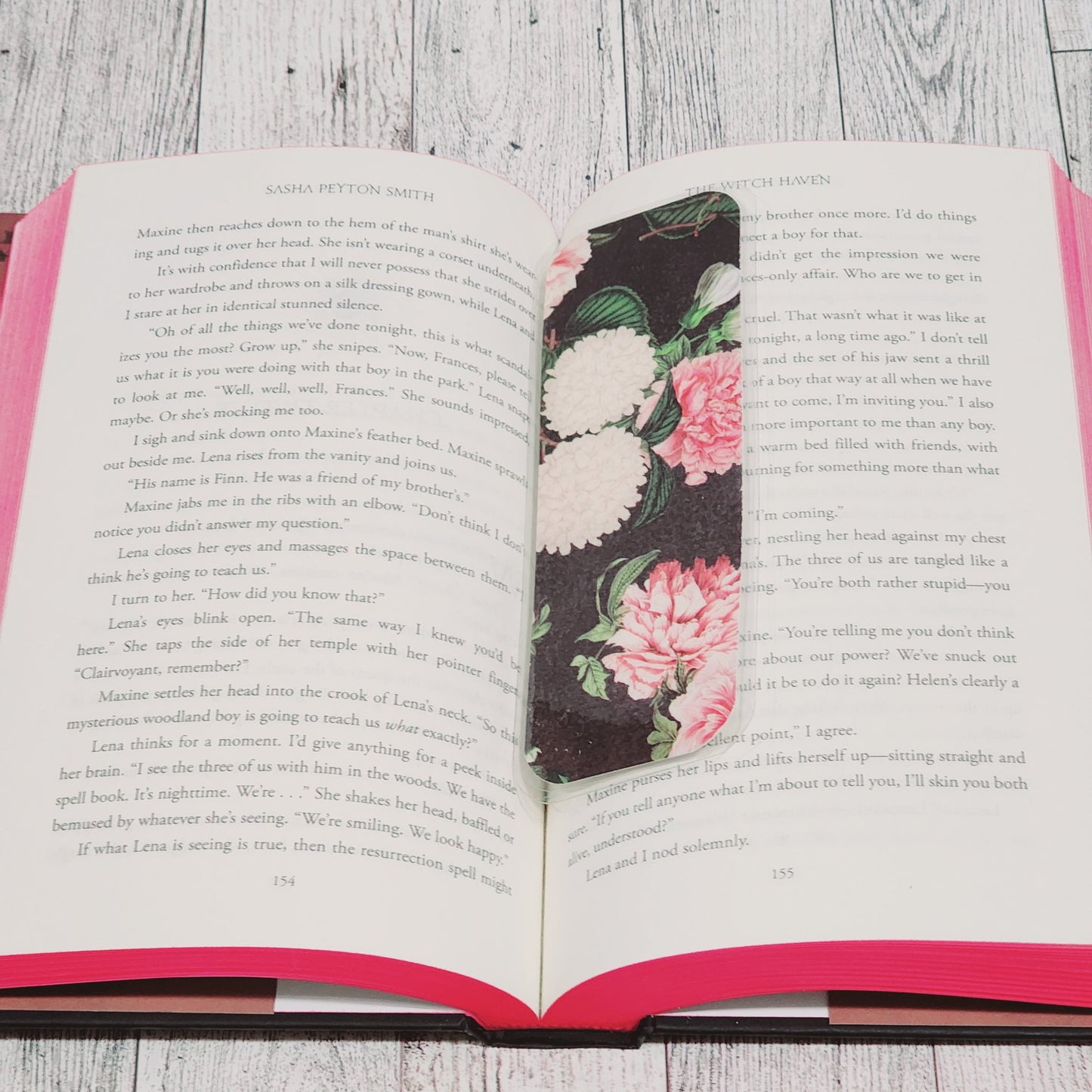 Black Pretty Garden Bookmark