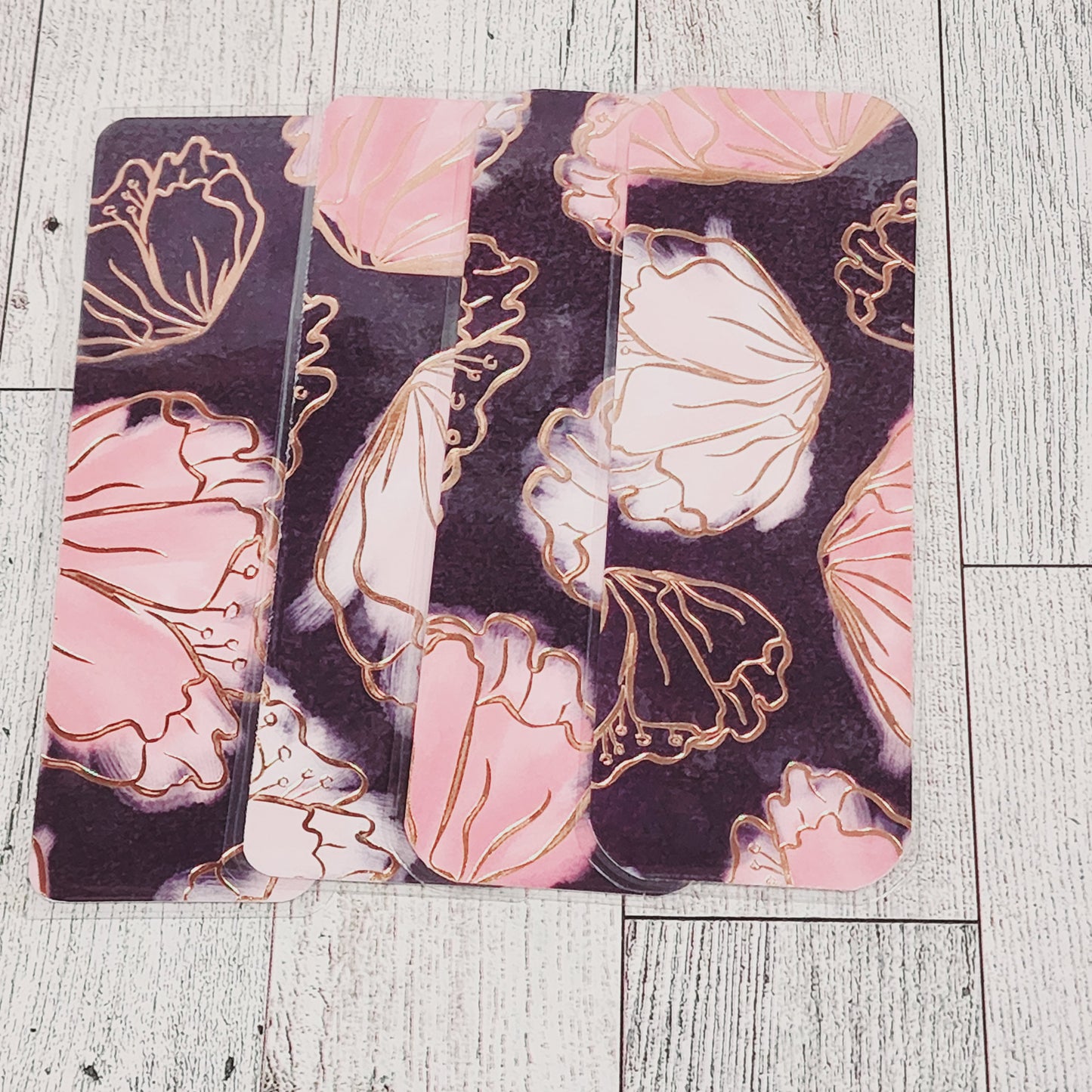 Gold Over Pink Bookmark