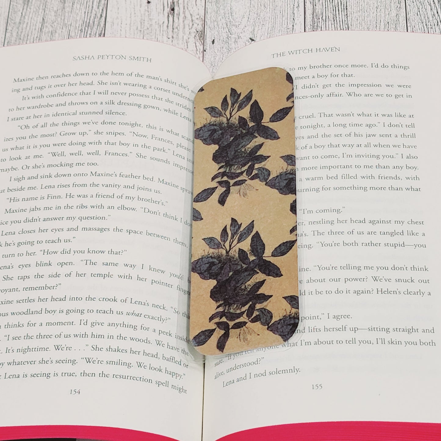 Tan Leaves Bookmark