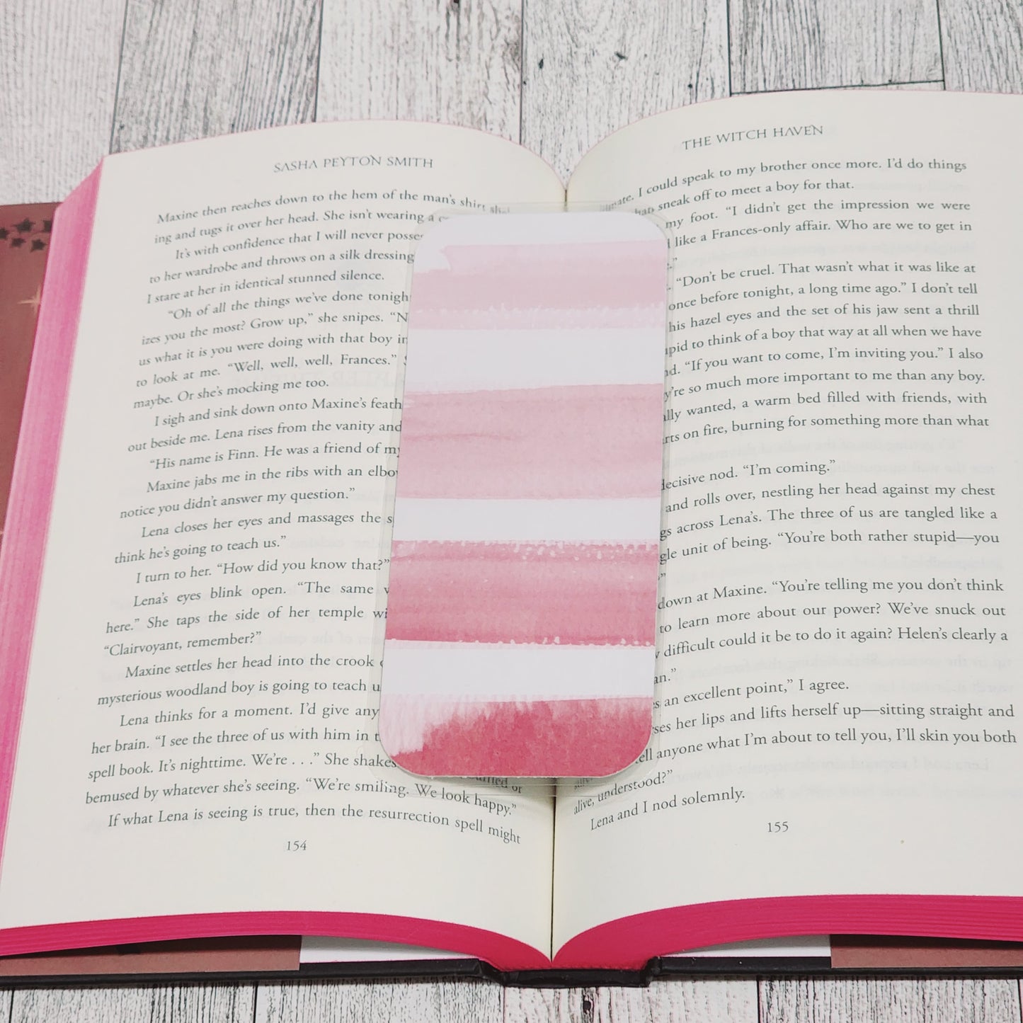 Blush Stripes Bookmark