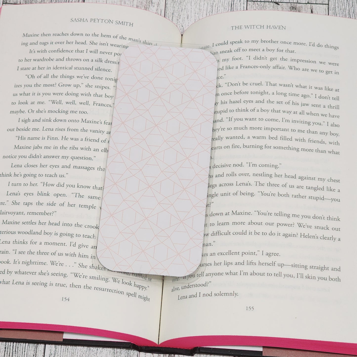 Blush Stripes Bookmark