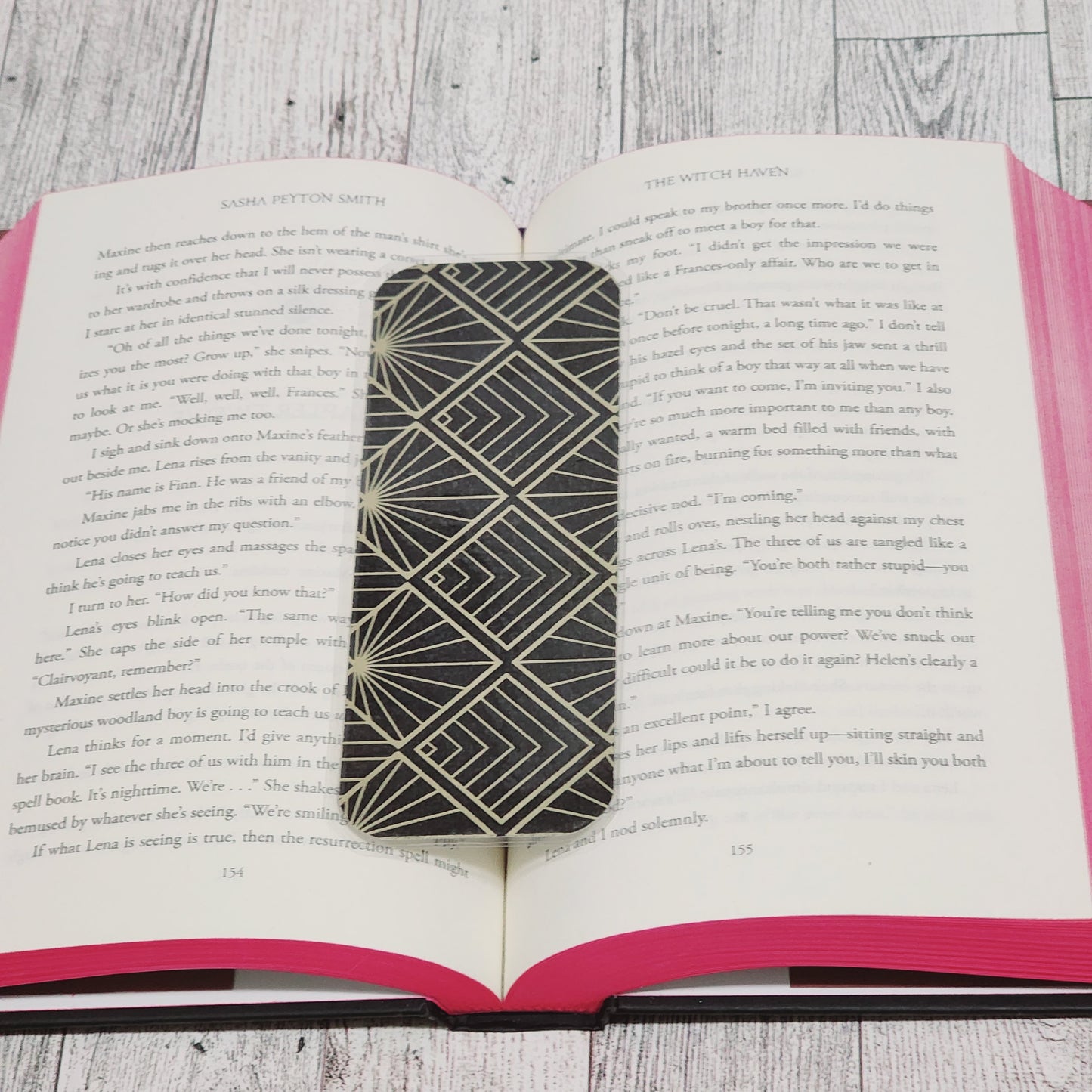 Gold Art Deco Bookmark