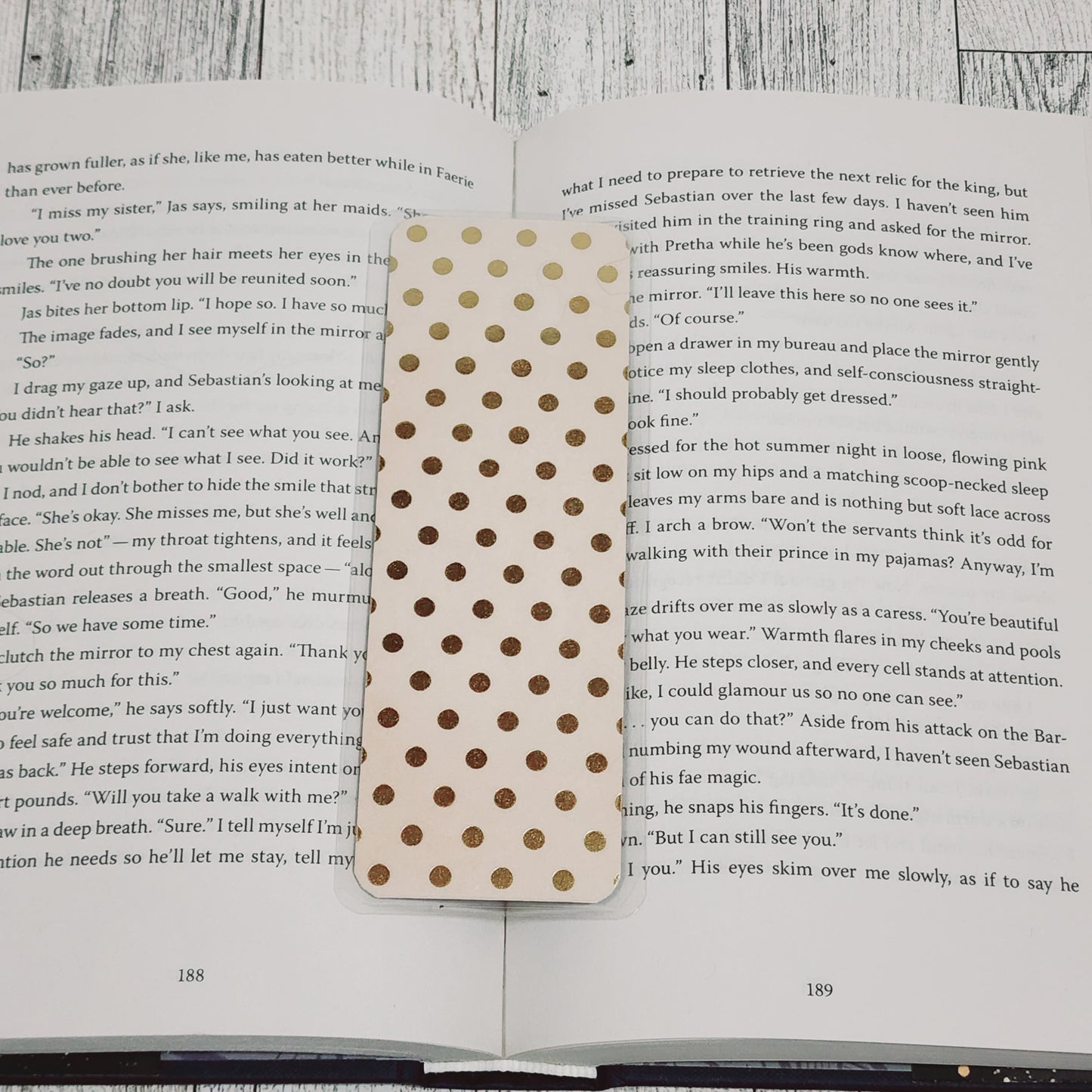 Gold Spotted Bookmark