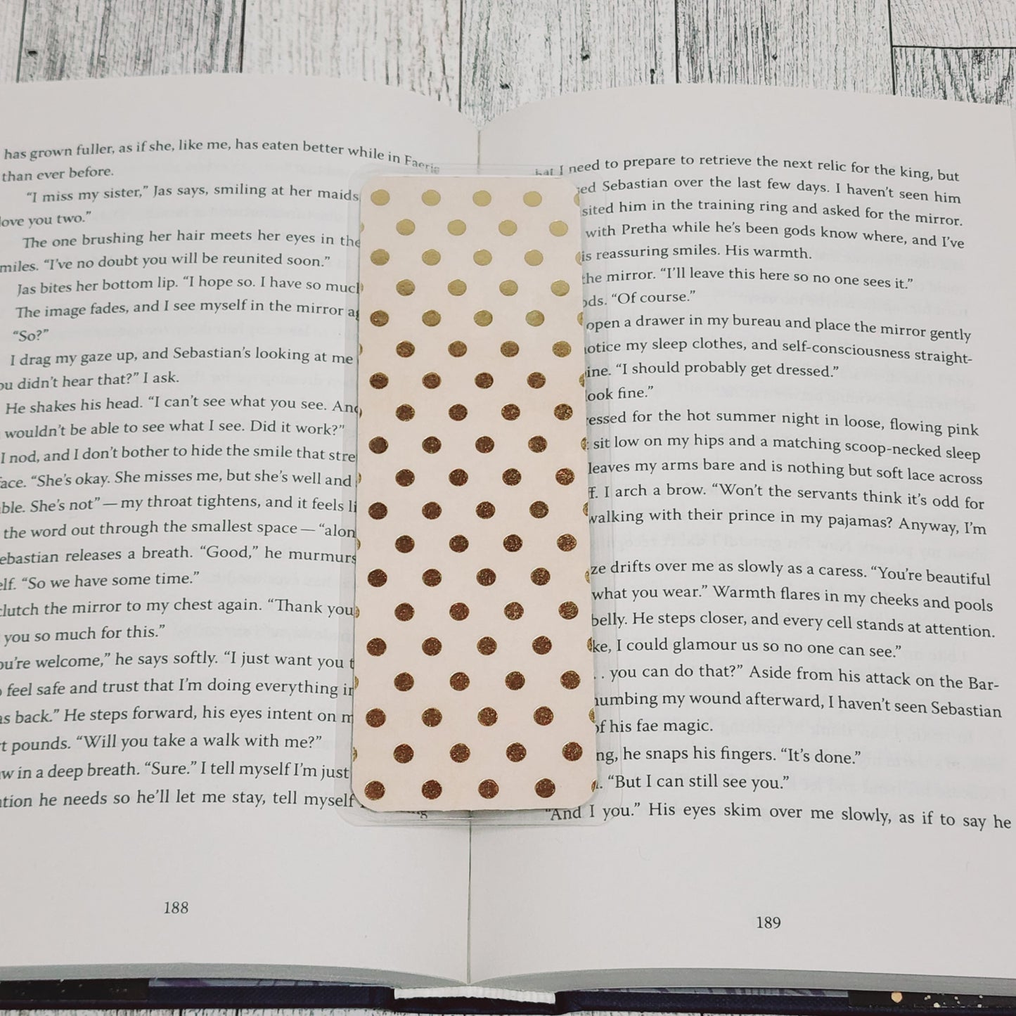 Gold Spotted Bookmark ver. 2