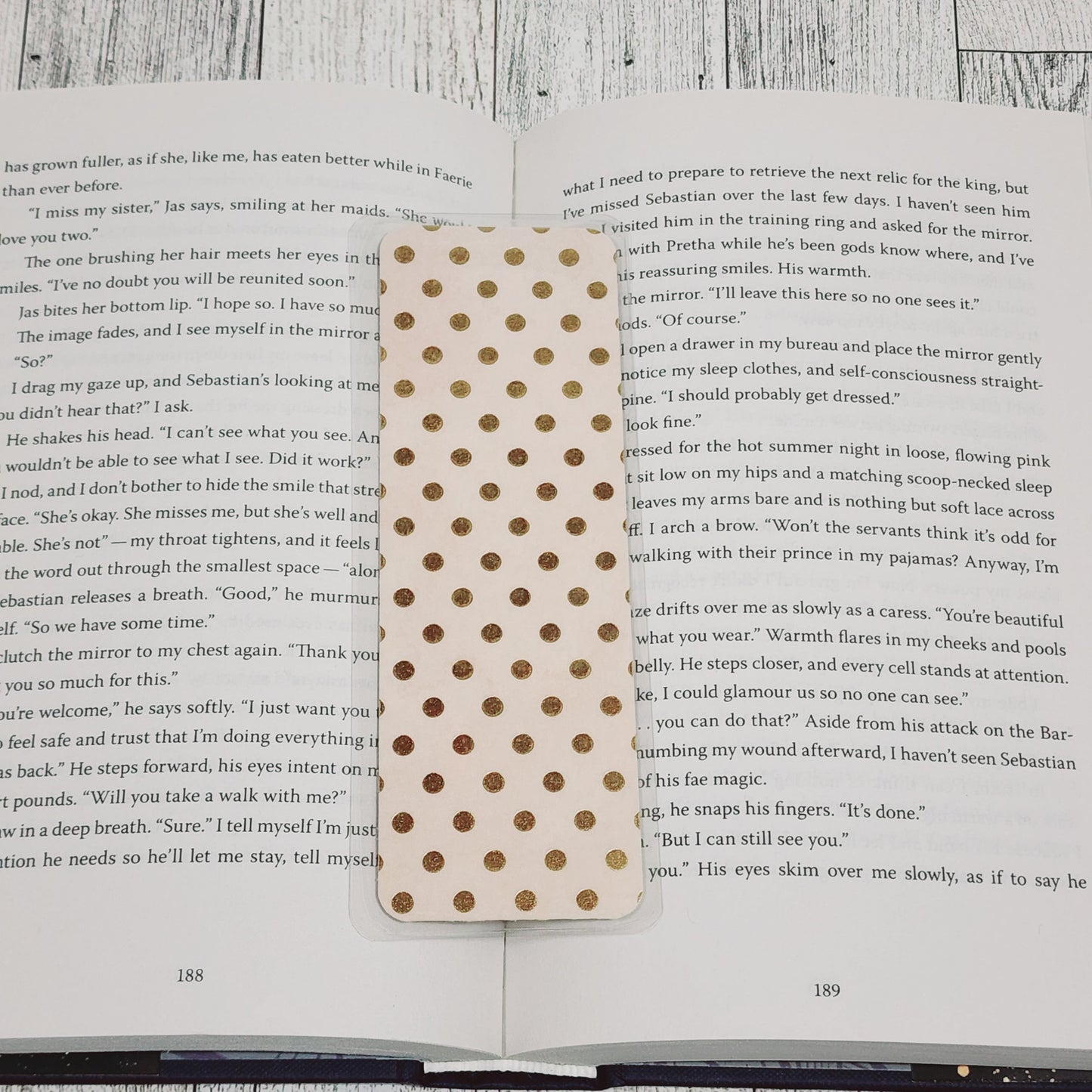Gold Spotted Bookmark ver. 2