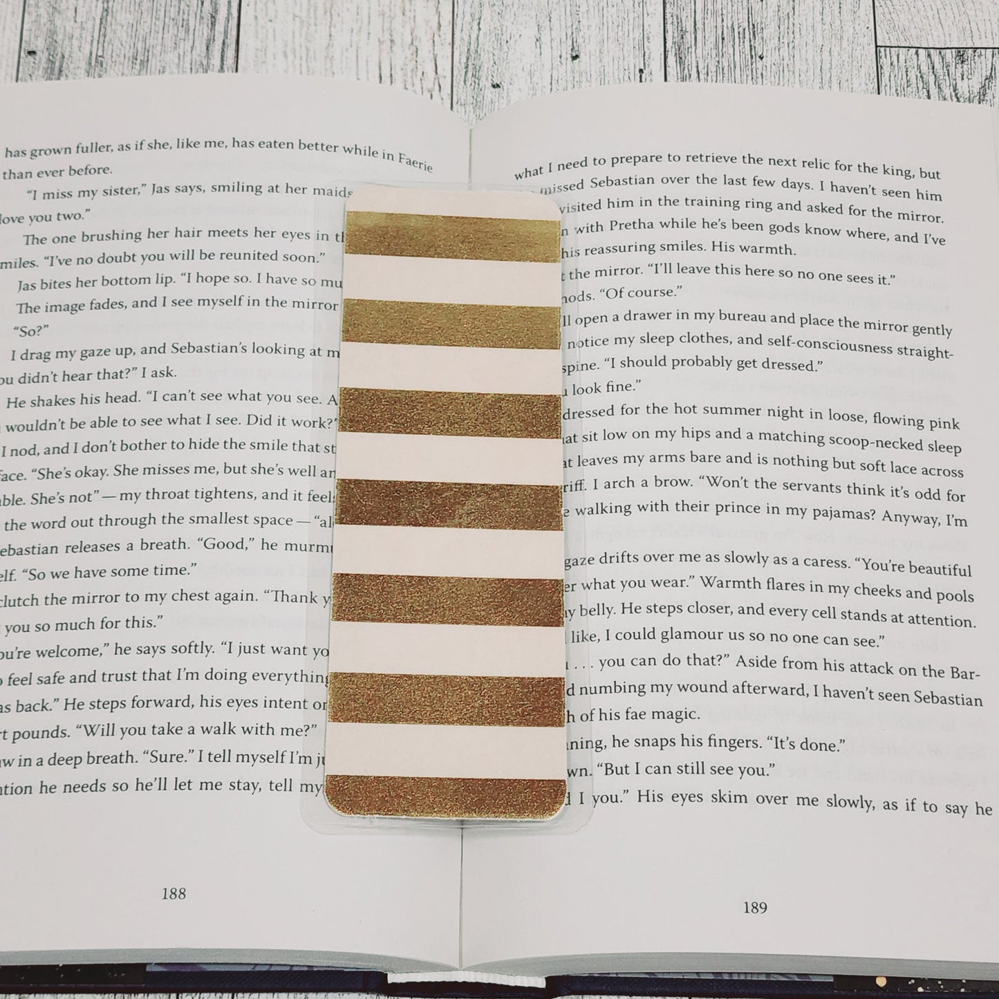 Green Snowflakes Bookmark