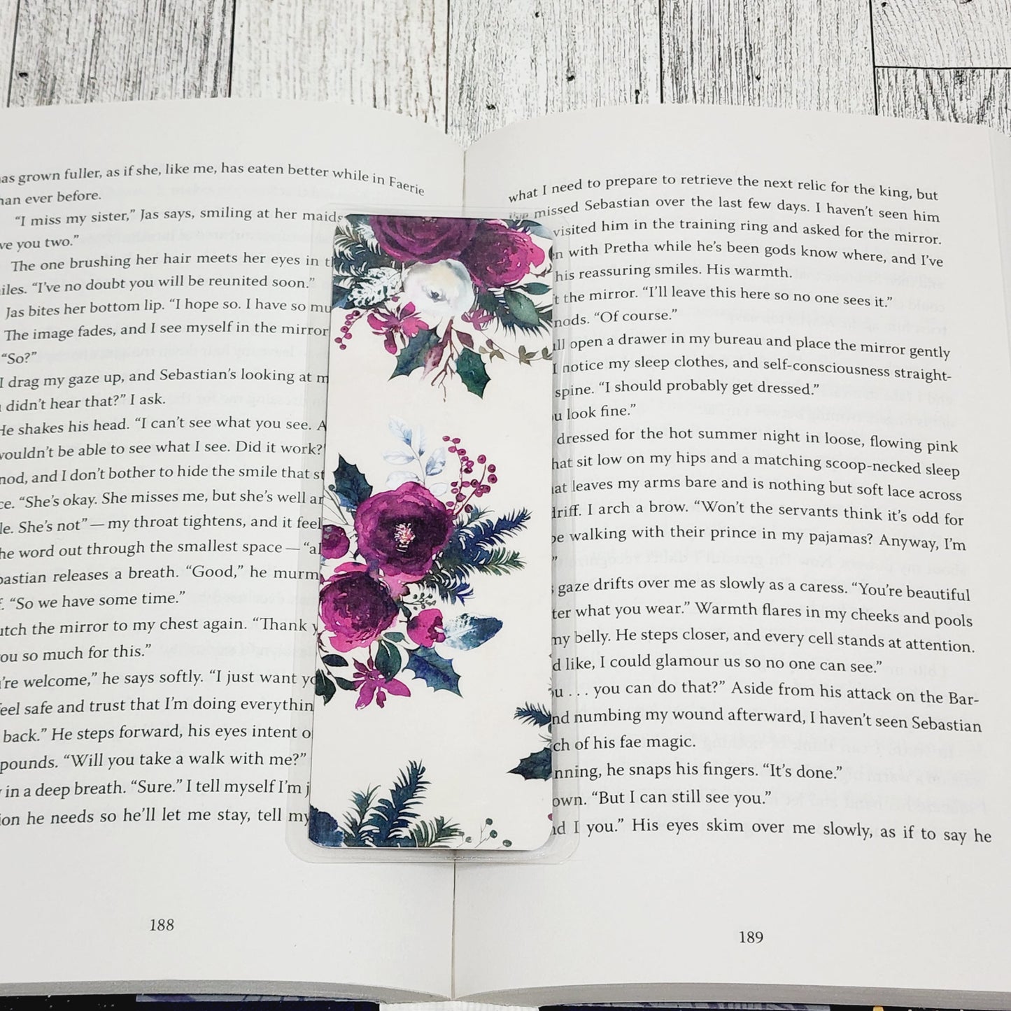 Rose & Berries Bookmark