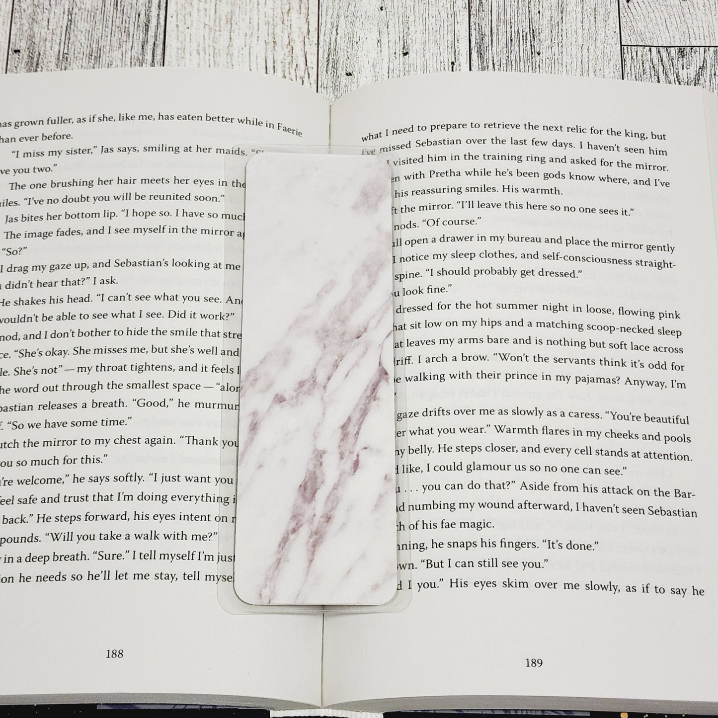 Gold Marble Bookmark