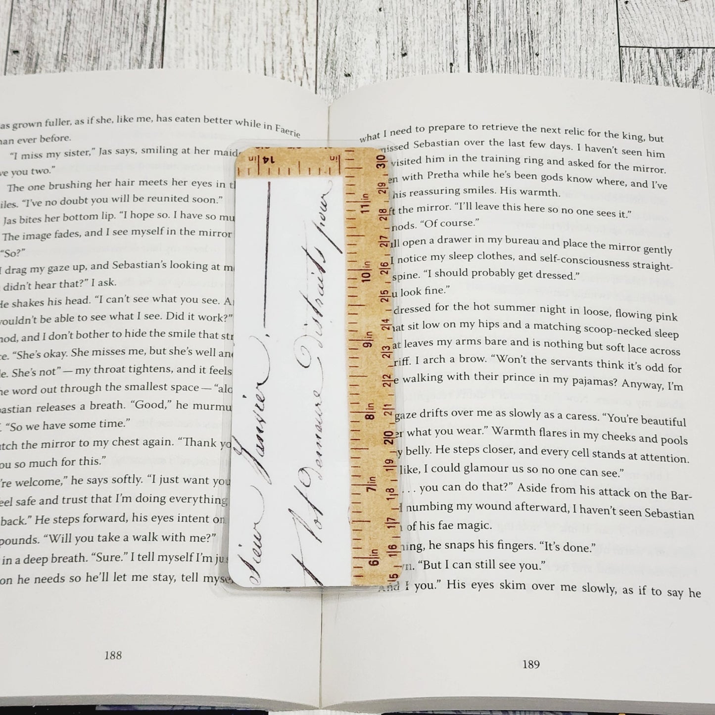 Ruled Script Bookmark