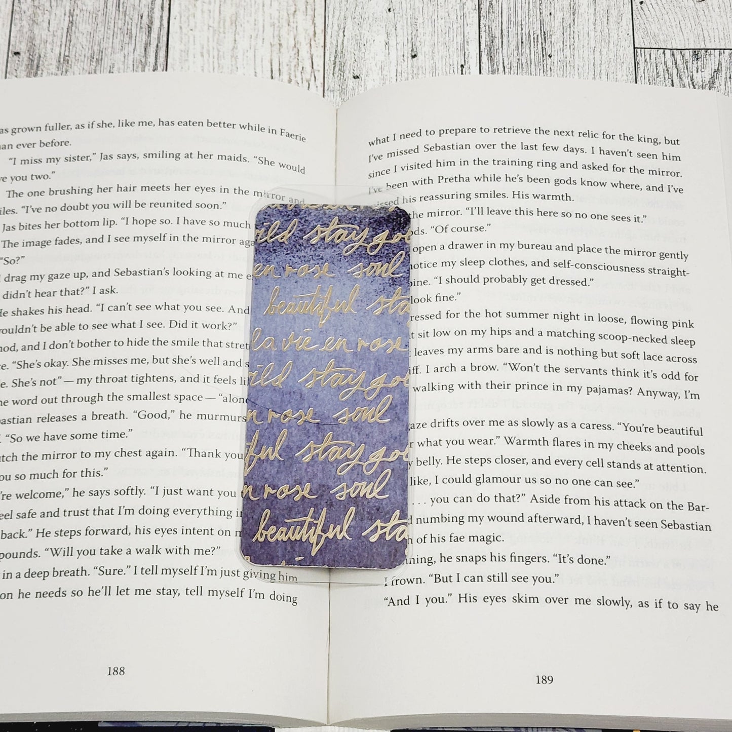 Midnight Script Bookmark *mini*