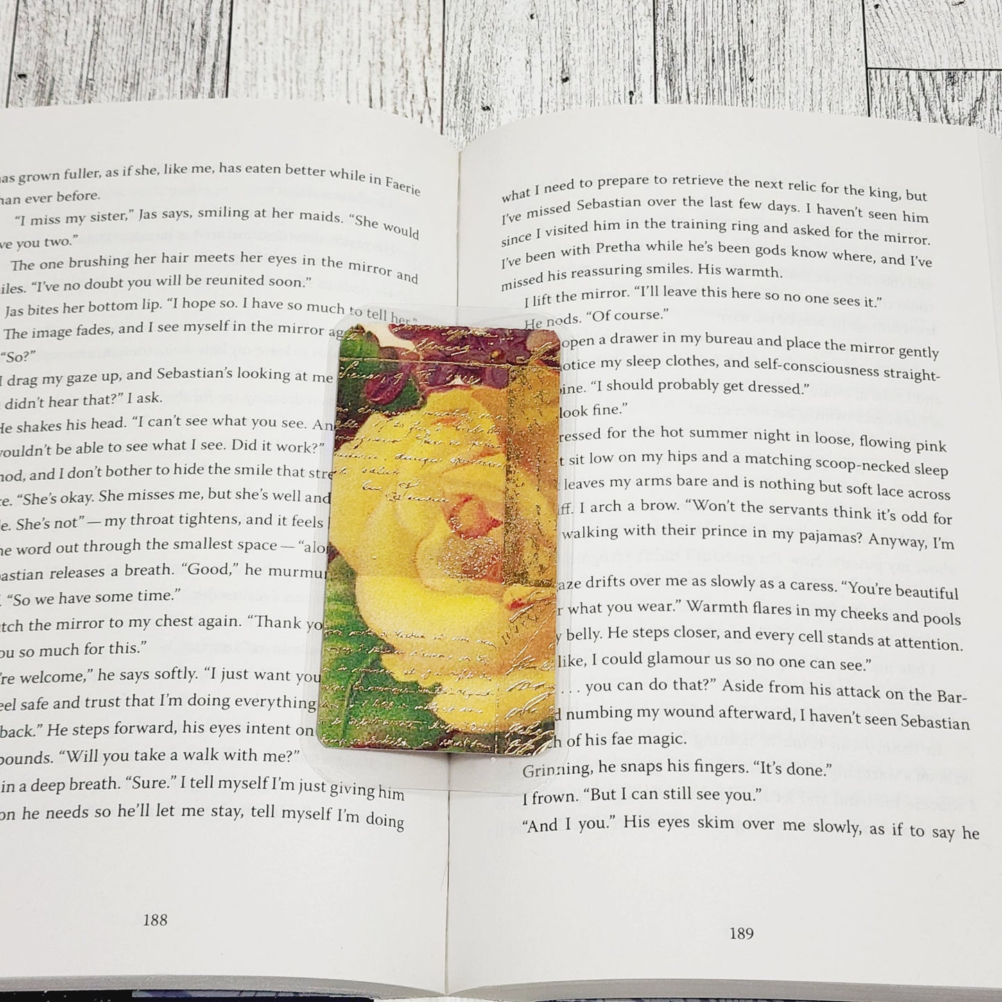 Yellow Rose Bookmark *mini*