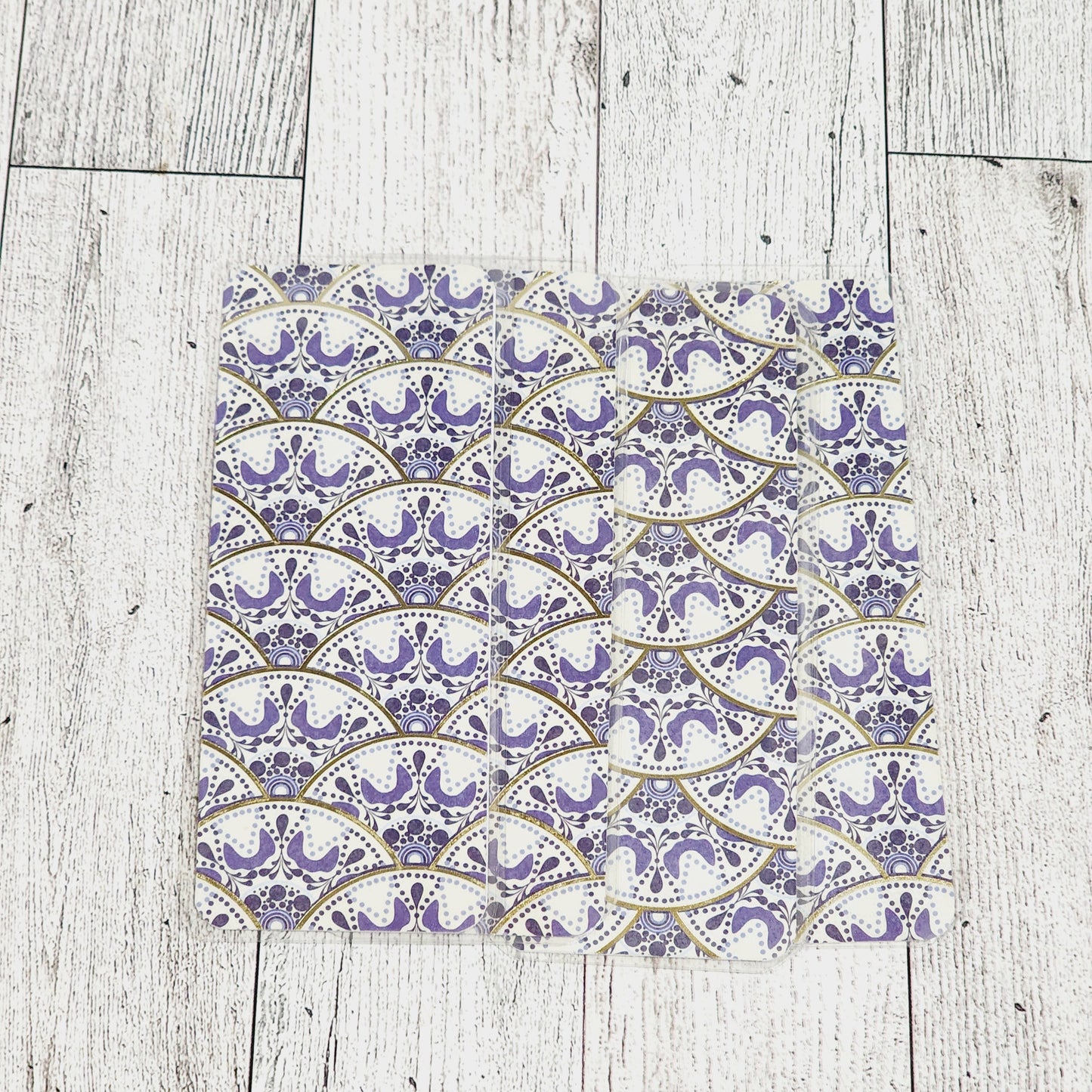 Blue Scalop Bookmark *mini*