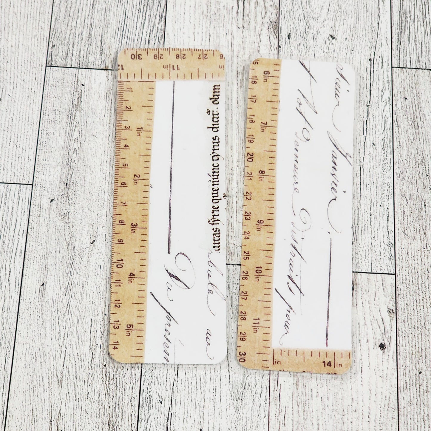 Ruled Script Bookmark
