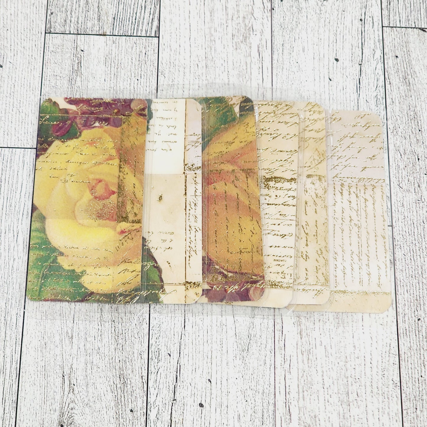 Yellow Rose Bookmark *mini*