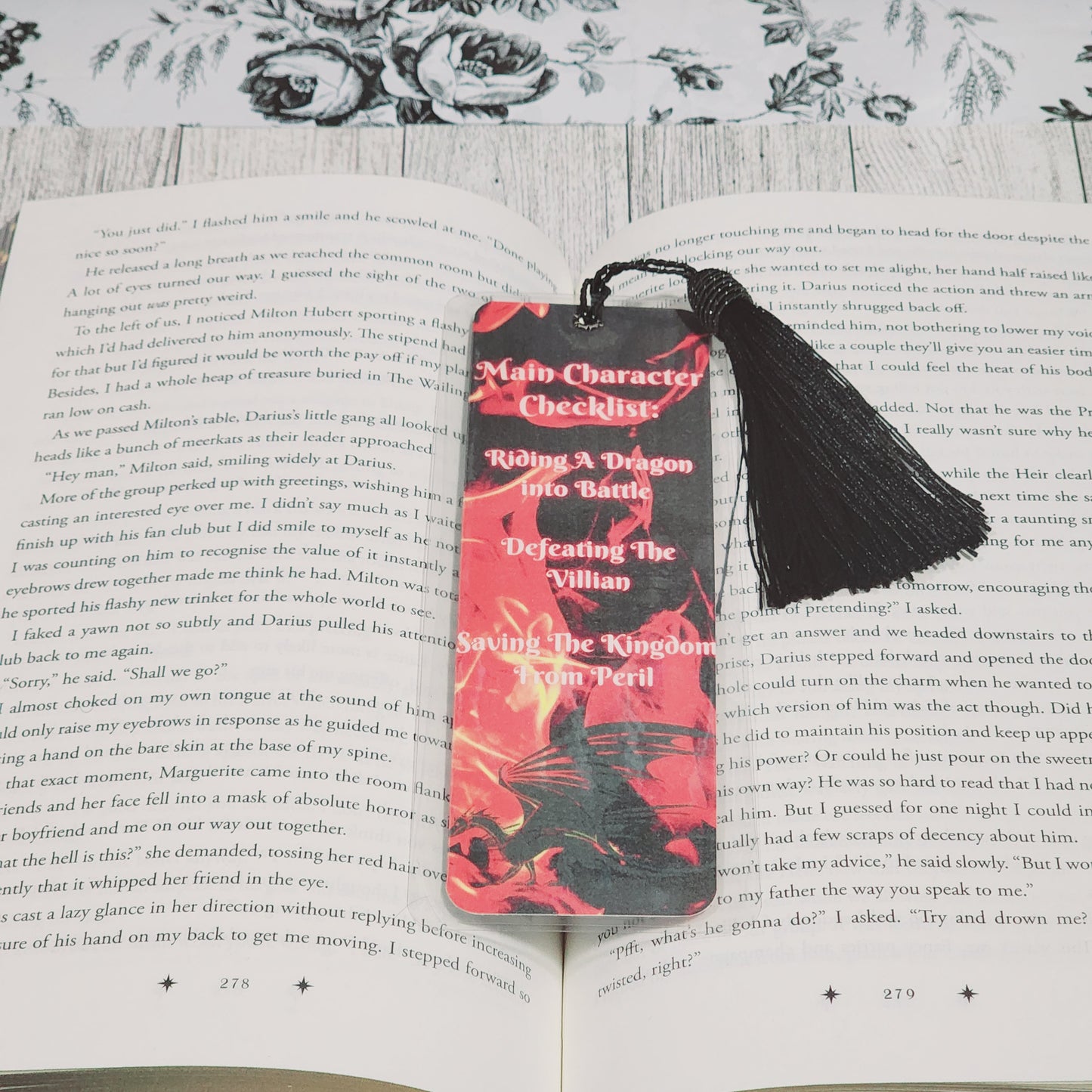 Main Character Checklist Bookmark