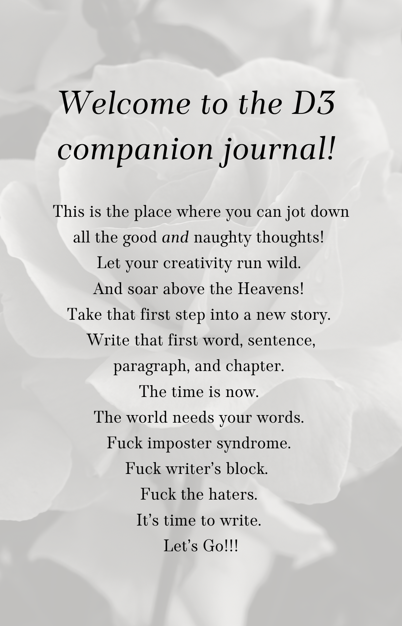 D3 Companion Journal