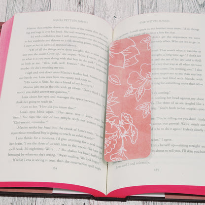 White-lined Flower Pink Bookmark