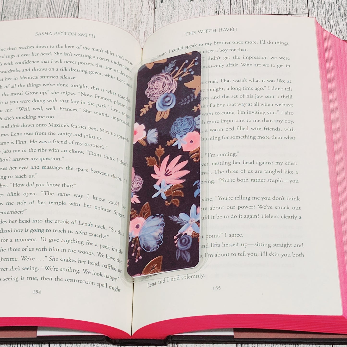 Sweet Blue Garden Bookmark