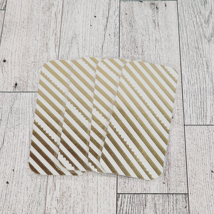 Gold Stripes Bookmark *mini*