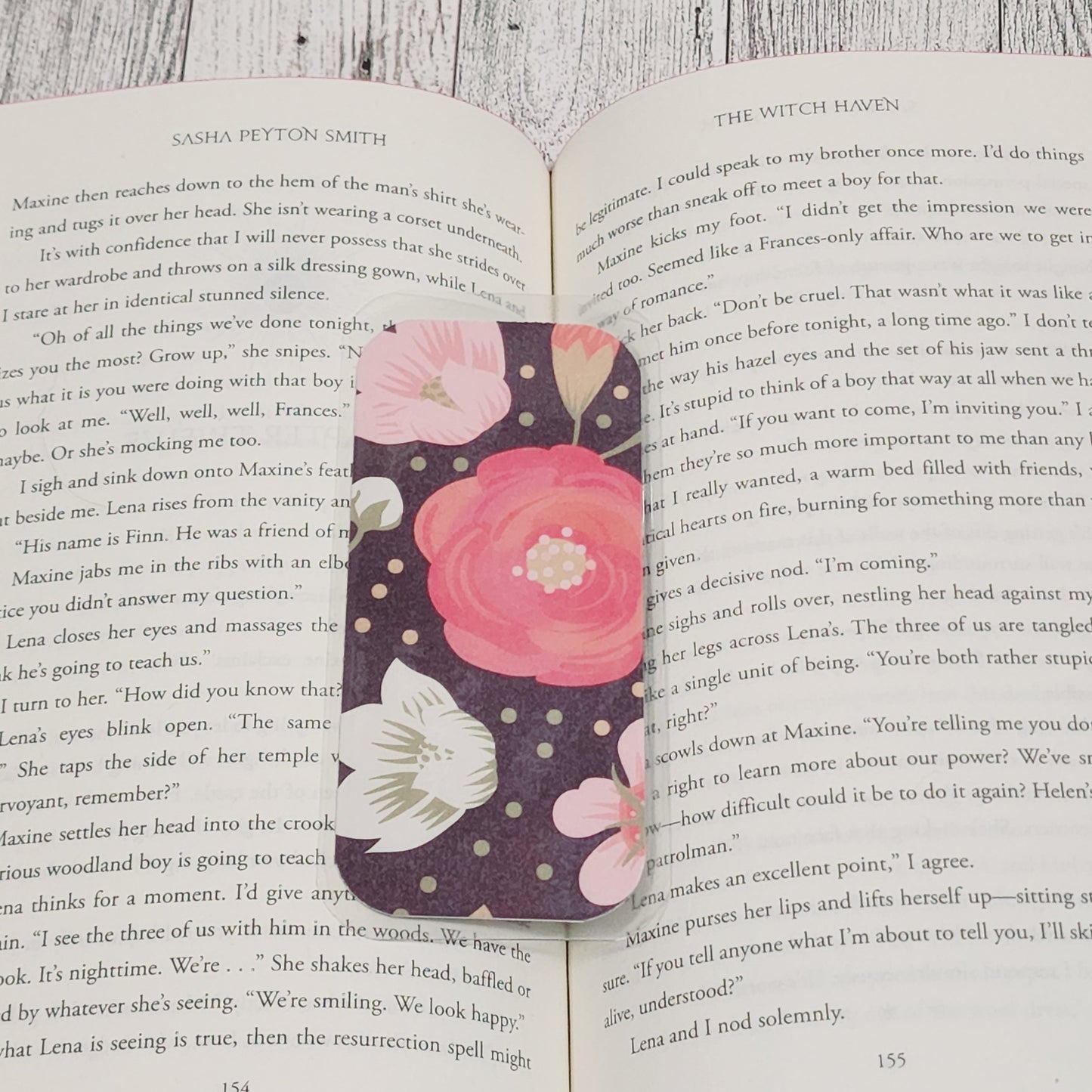 Pink Wild Flowers Bookmark *mini*