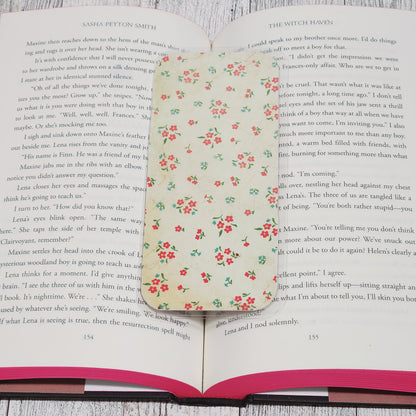 Red Flowers Bookmark