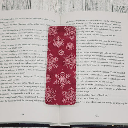 Purple Snowflake Bookmark