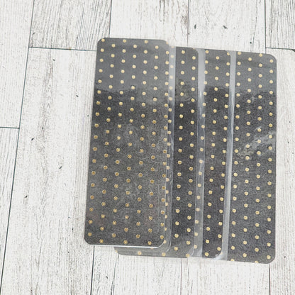 Black & Gold Spots Bookmark